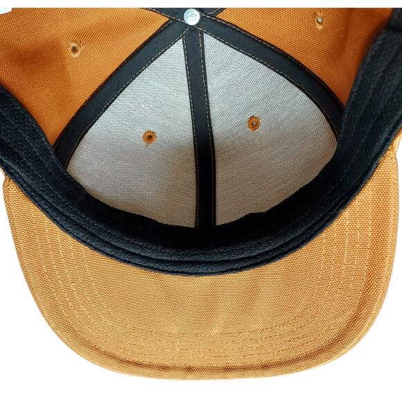 Carhartt Ashland Snapback Duck Canvas Cap Hat High Profile Flat Brim Workwear - Picture 6 of 8